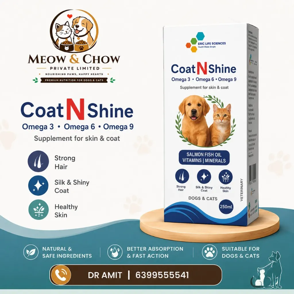 Meow & Chow premium pet supplements